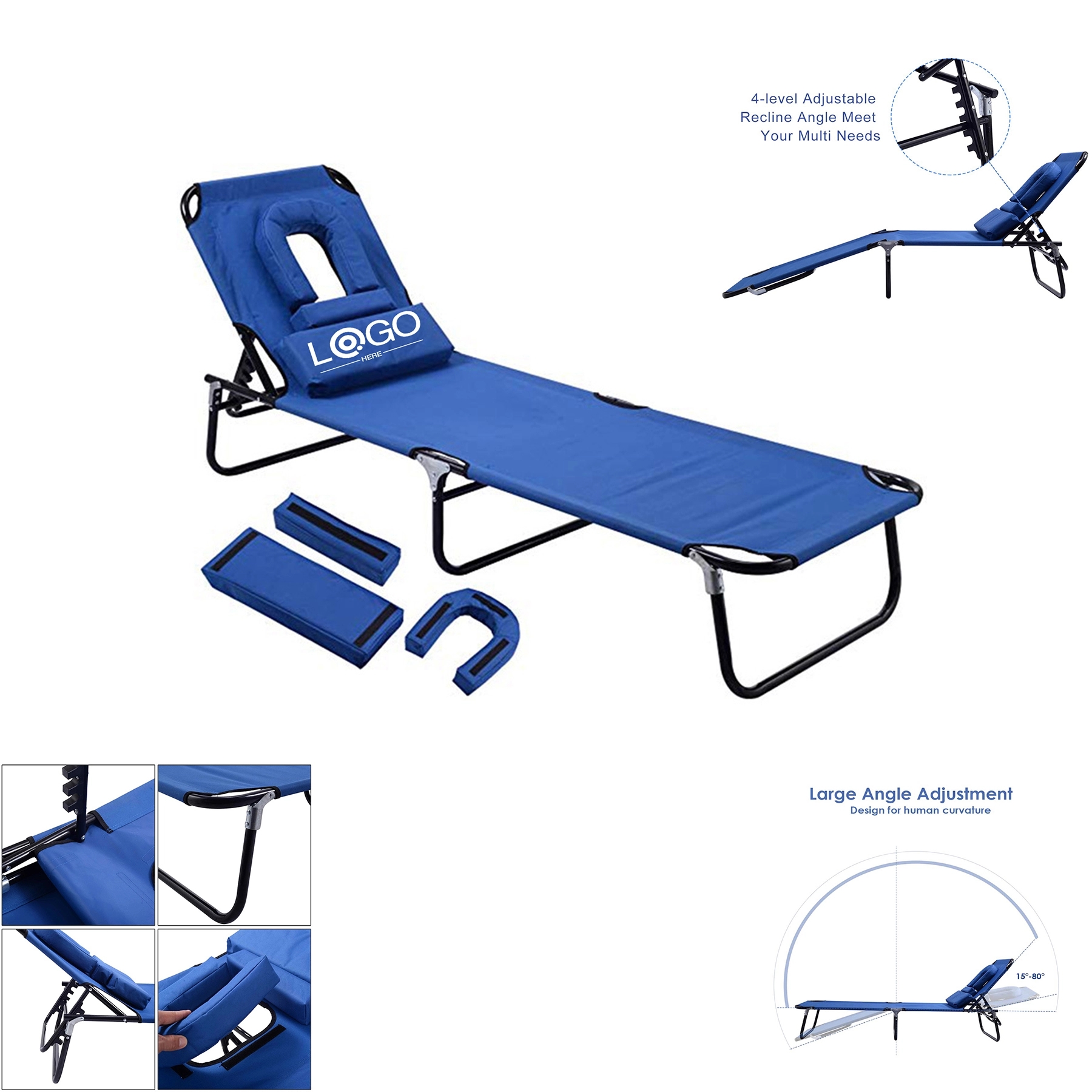 Face Down Folding Chaise Lounge 3