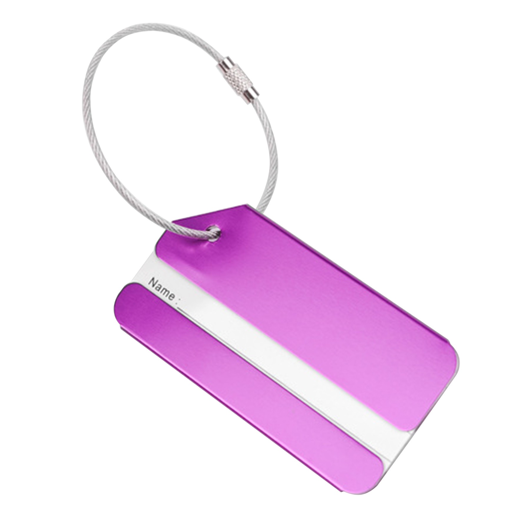 Aluminum Travel Luggage Tag 2
