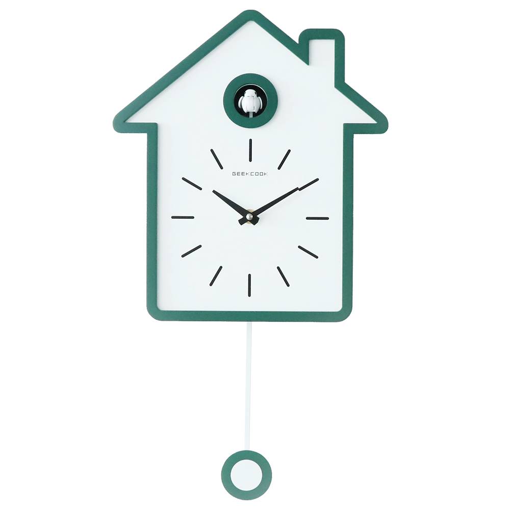Simple and modern cuckoo house-shaped clock 5