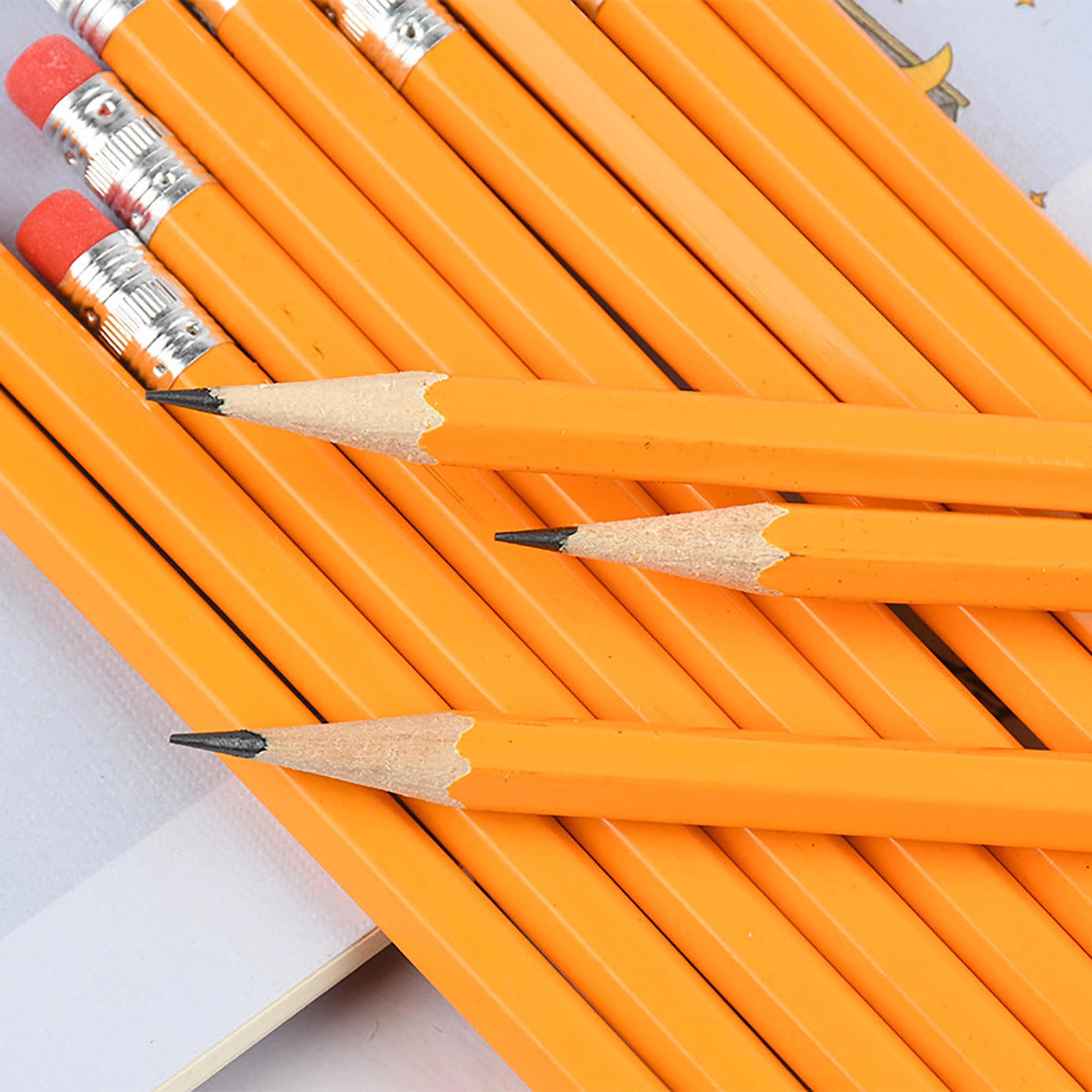 HB Wood Pencil With Eraser 10