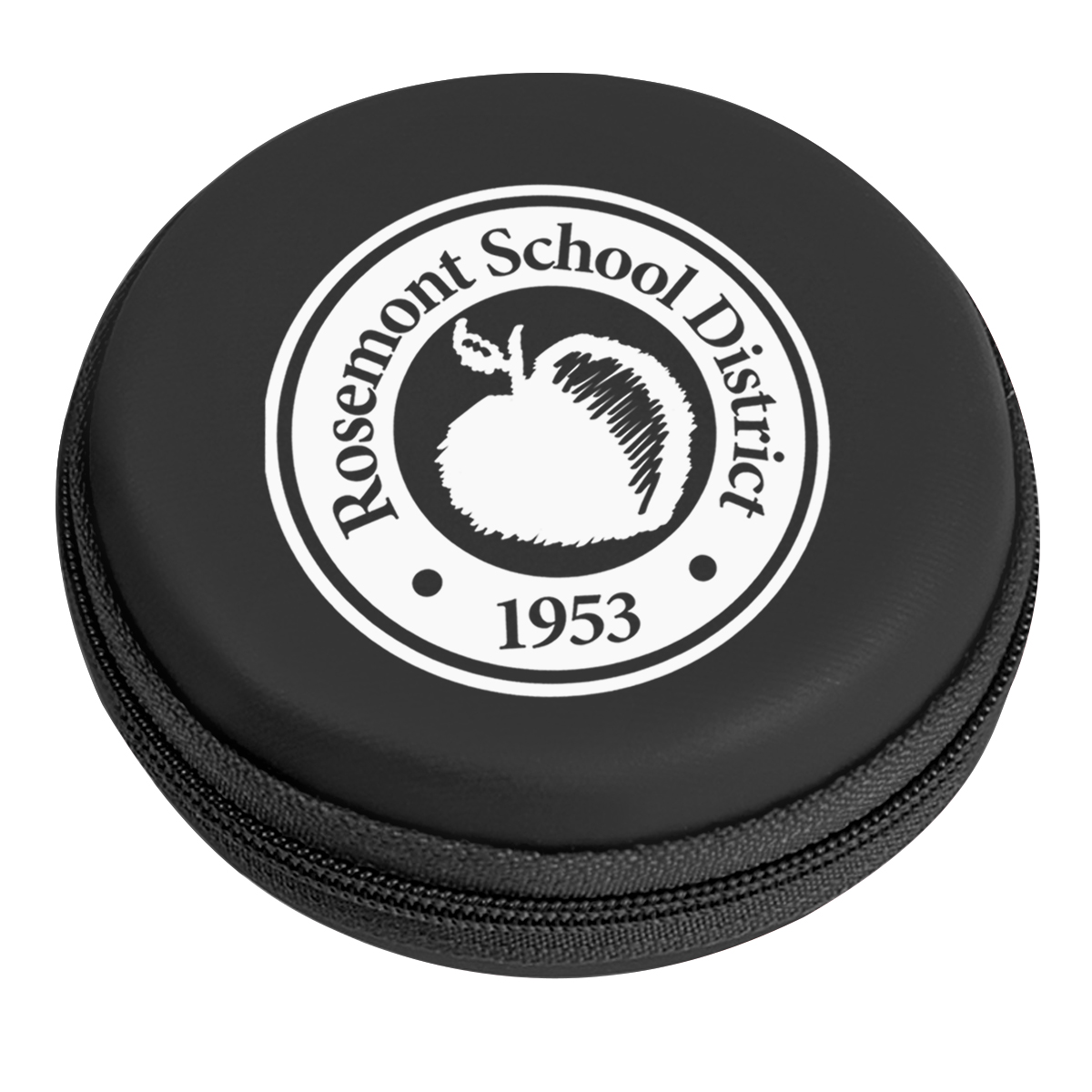 Round Zippered Electronics Travel Case 8