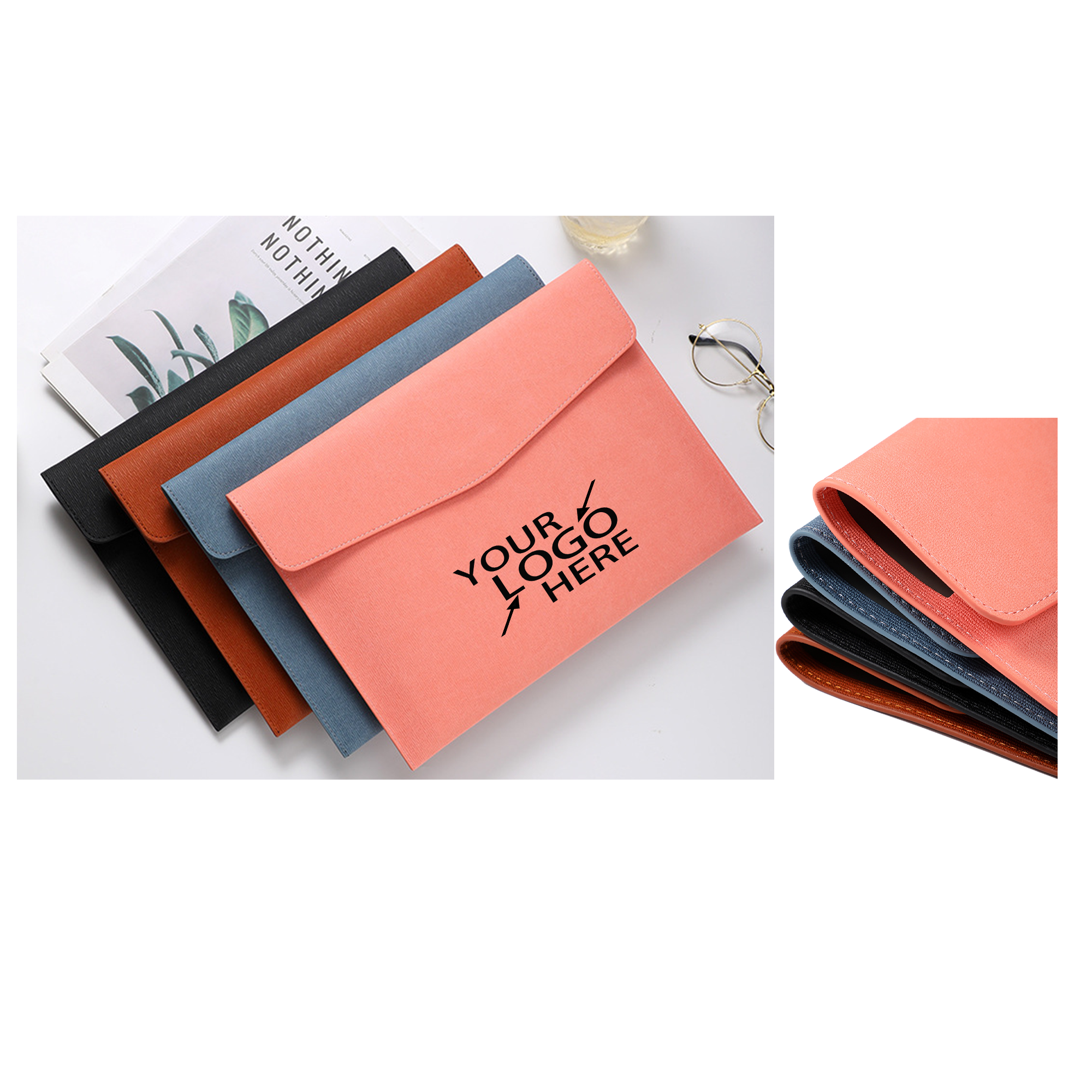A4 PU Leather Professional File Holder 2