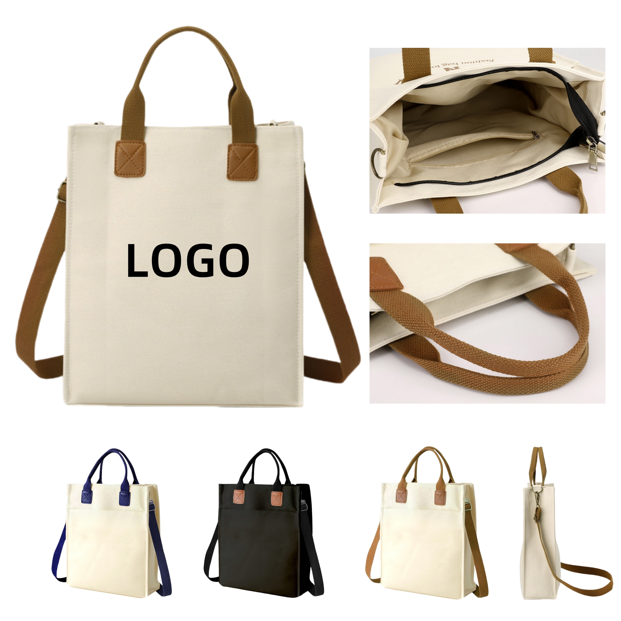 Customized Single-shoulder Canvas Bag 2
