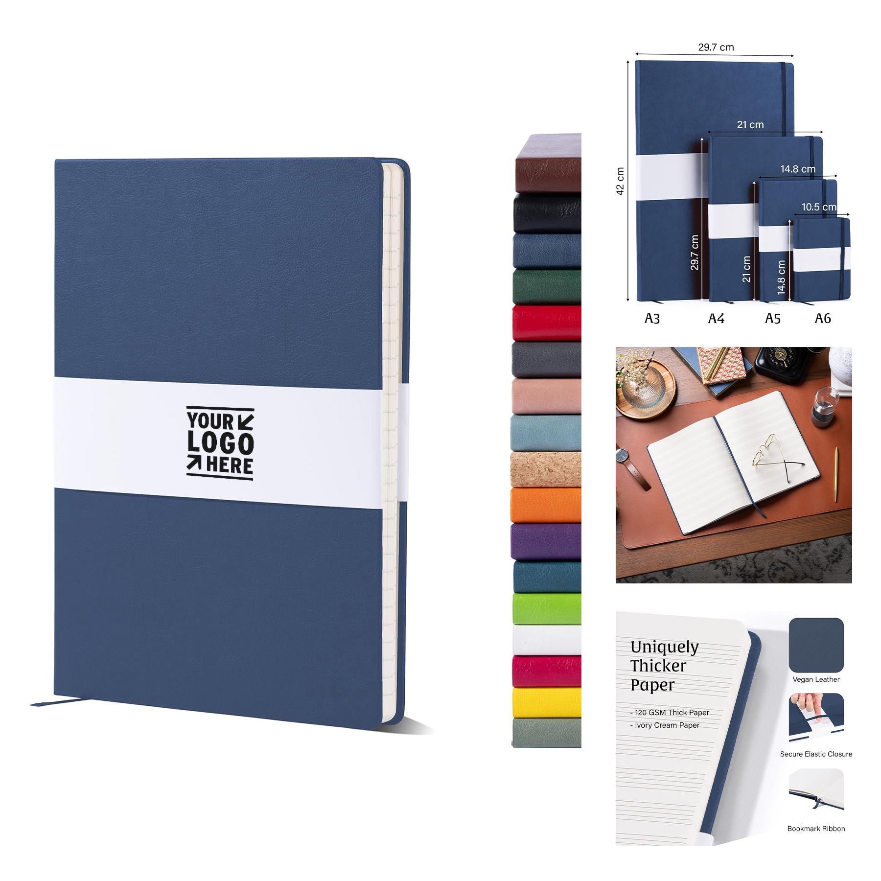 8.2" x 11.6" 78 Sheets Blank Sheet Music Notebook