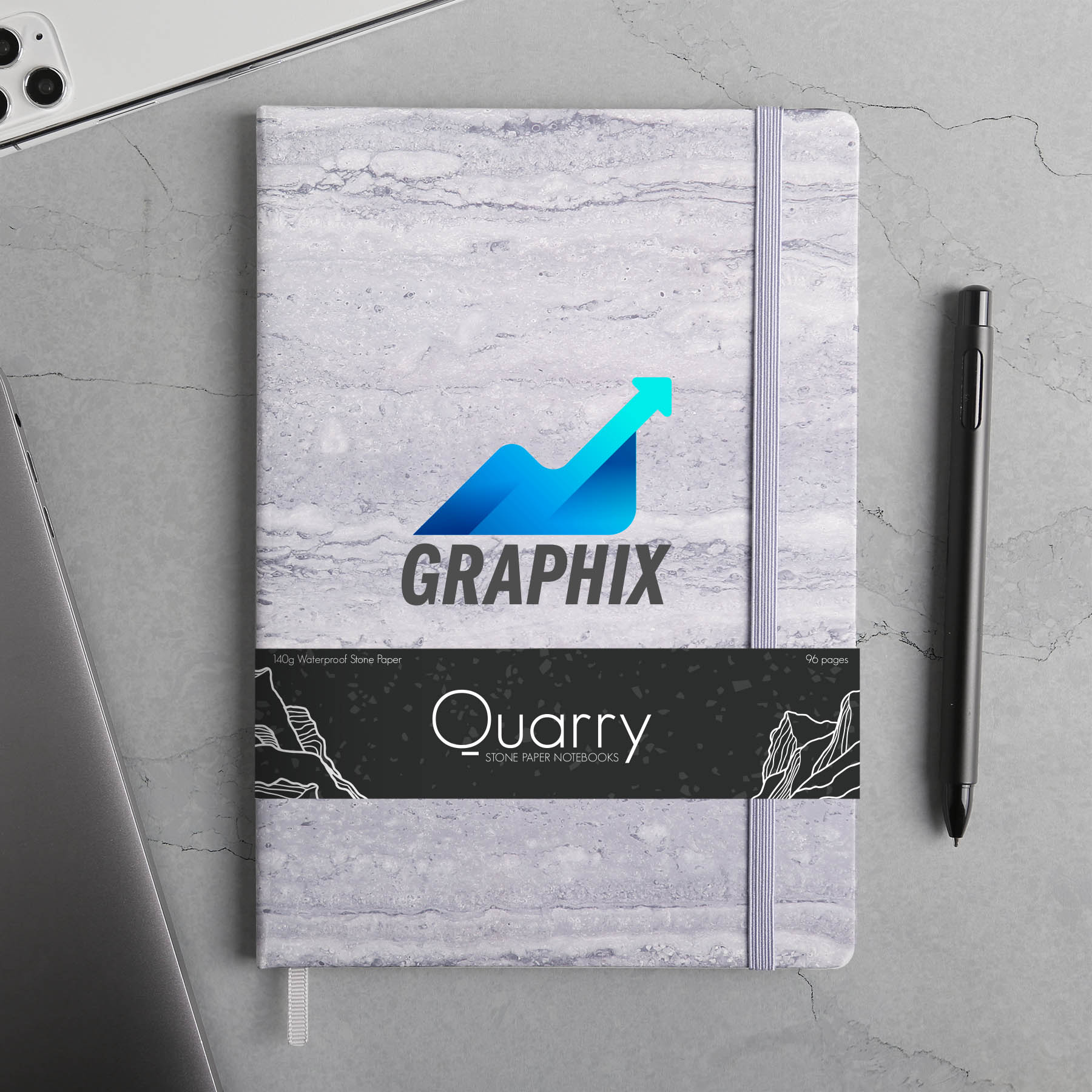 Quarry Stone Paper™ Notebook 8