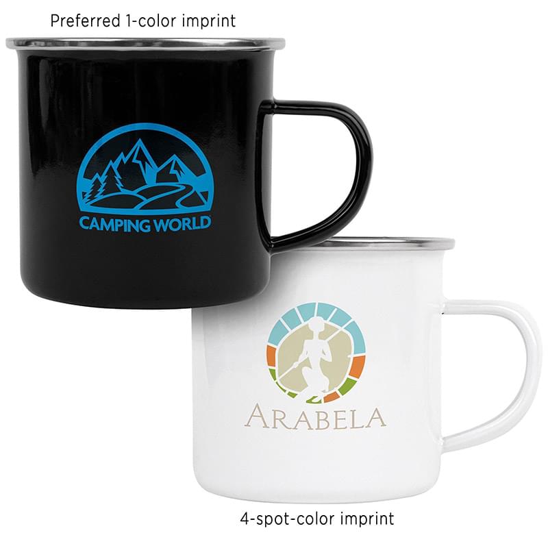 The Stainless Steel 13oz. Enamel Campfire Mug 1
