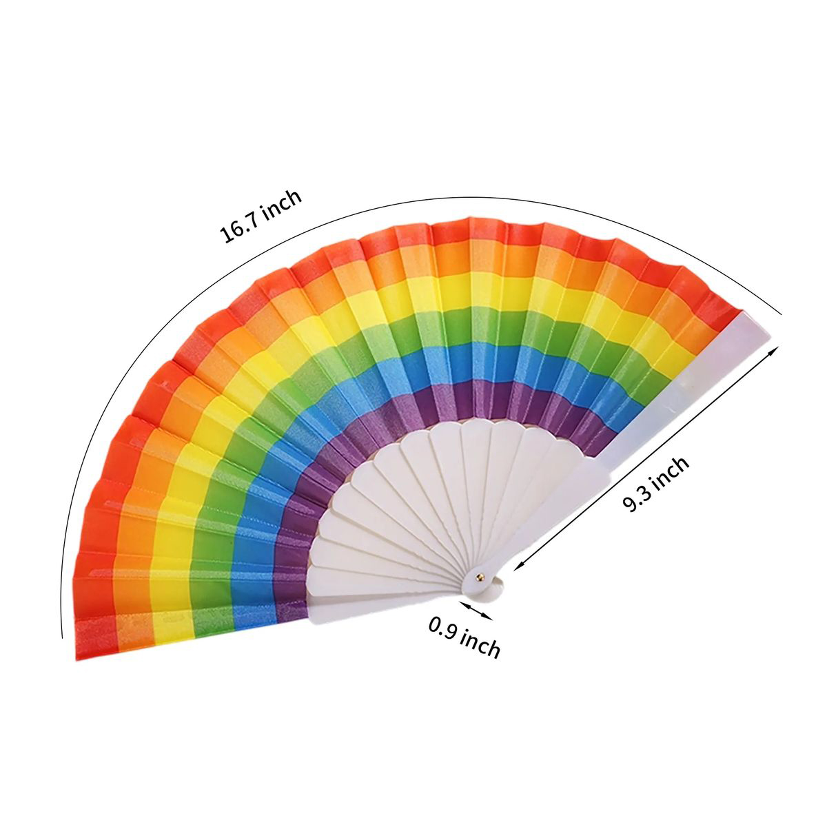 Colorful Foldable Fan for Weddings 4
