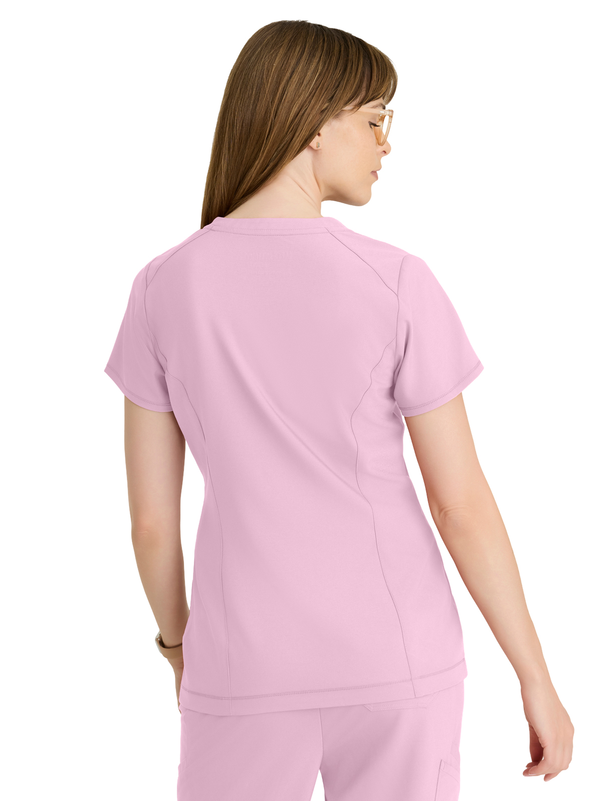 Grey's Anatomy Evolve Stretch - Women's One-Pocket Banded V-Neck Sway Scrub Top 51