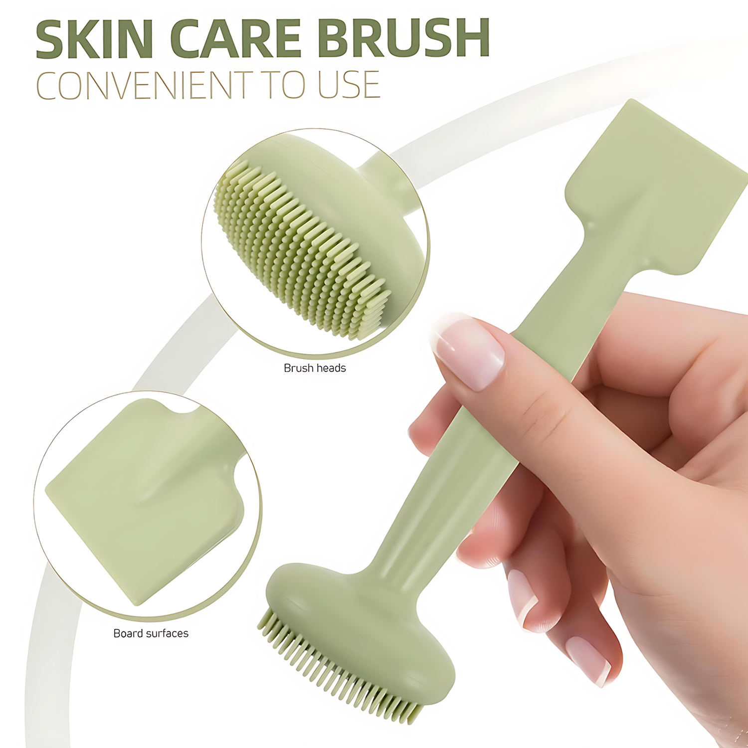 Silicone Dual-Head Facial Brush – Gentle & Deep Cleansing 5
