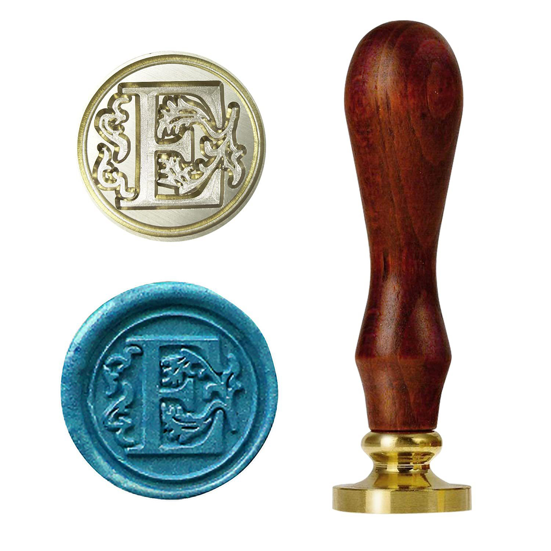 Wood Vintage Wax Sealing Stamper 10