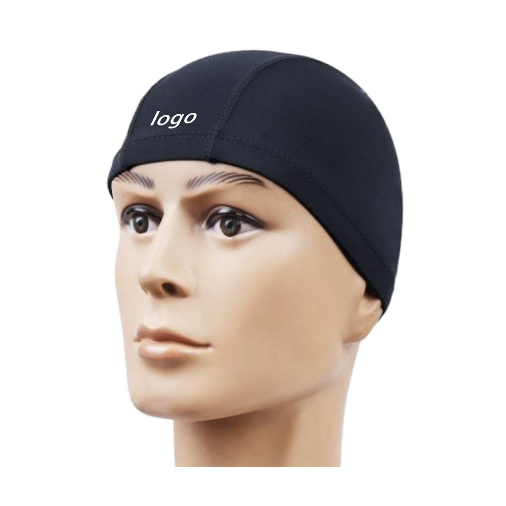 Polyester 4-needle 6-thread coverstitch swim cap and Polyester single-needle chainstitch swim cap 4
