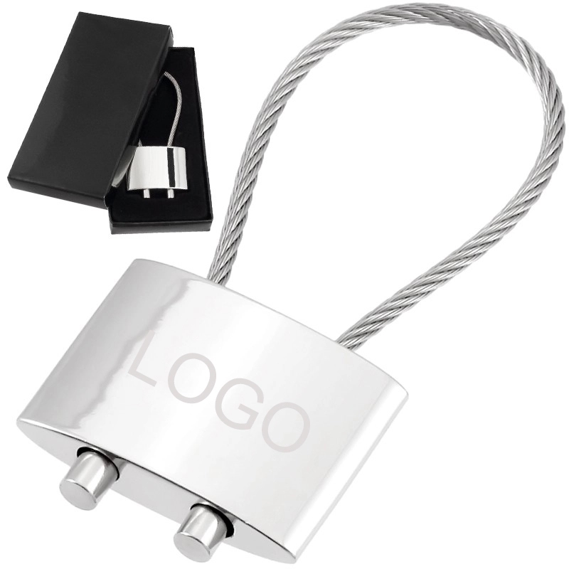 Cable Engraved Keychains - Polished 2