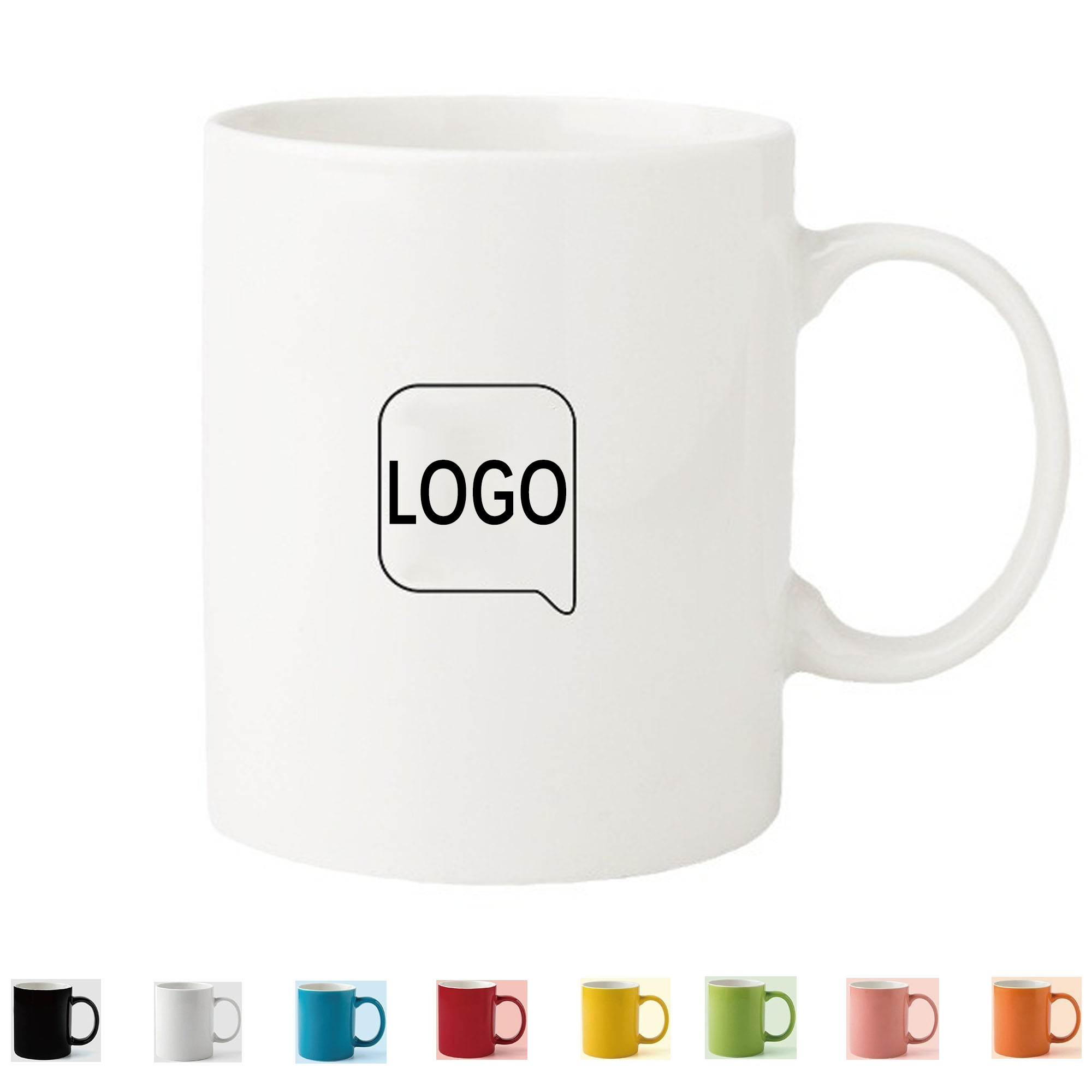 12 Oz Economy Ceramic Coffee Mug 4