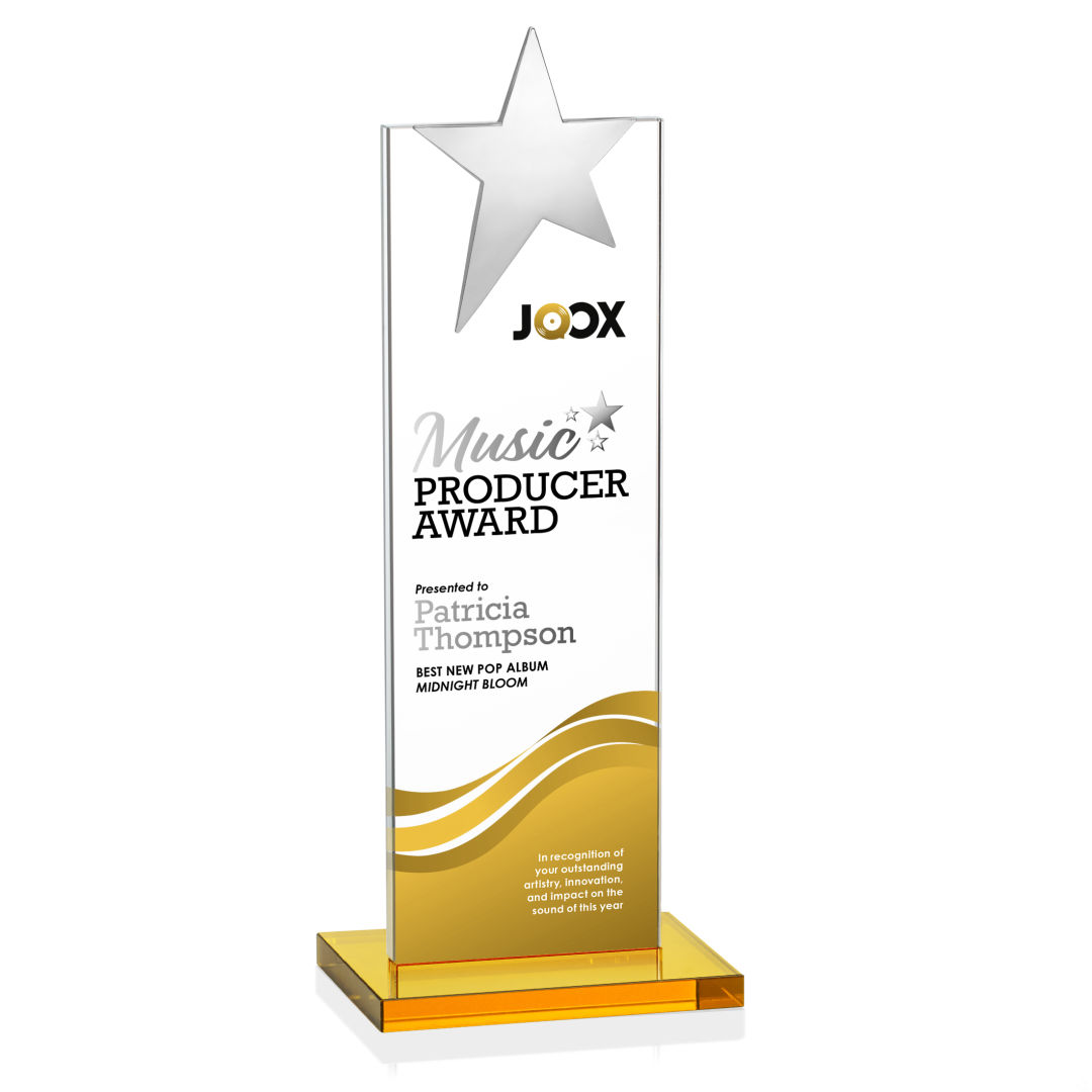 Bryanston Chrome Star VividPrint™ Award - Amber 8