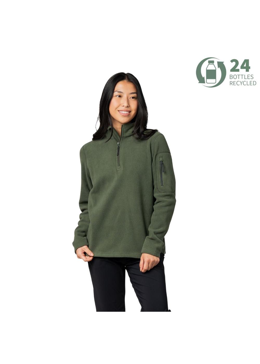 Storm Creek Women's Fireside Fleece Microfleece Quarter Zip 8