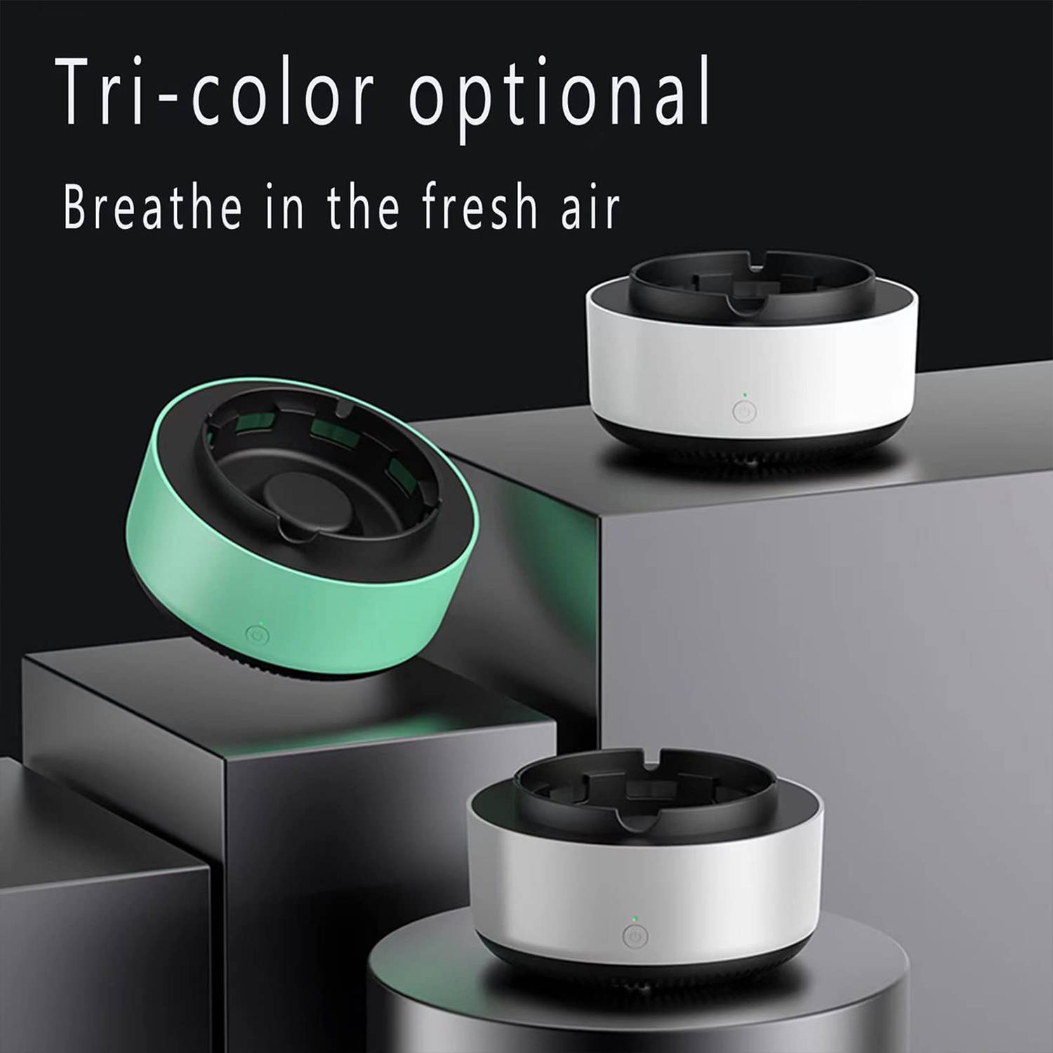 2 in 1 Ashless Air Purifier W/ Filter Ashtray 2