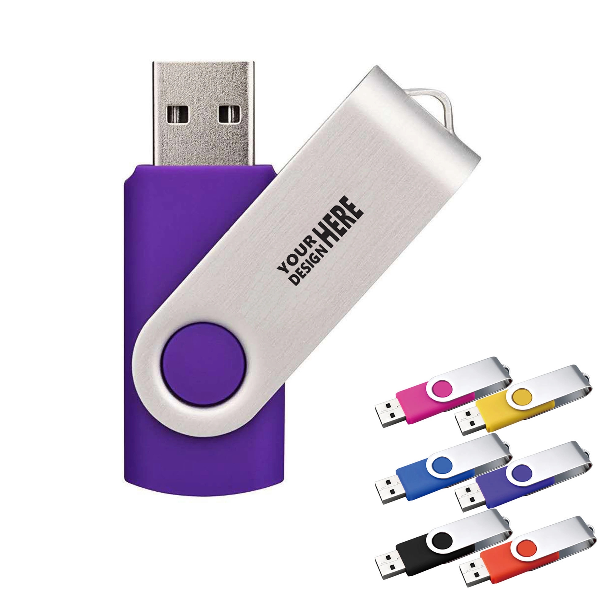 USB 2.0 Swivel Thumb Drives 3