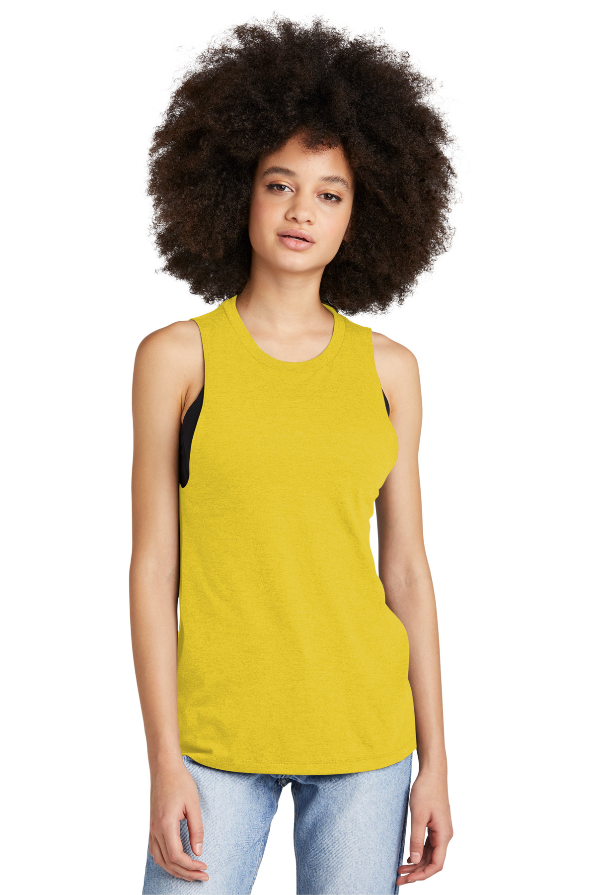 District Women's Perfect Tri Muscle Tank DT153 45