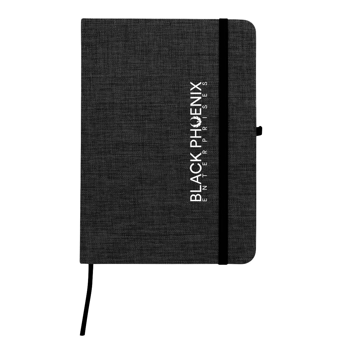 RPET Heathered Journal with pen loop 2