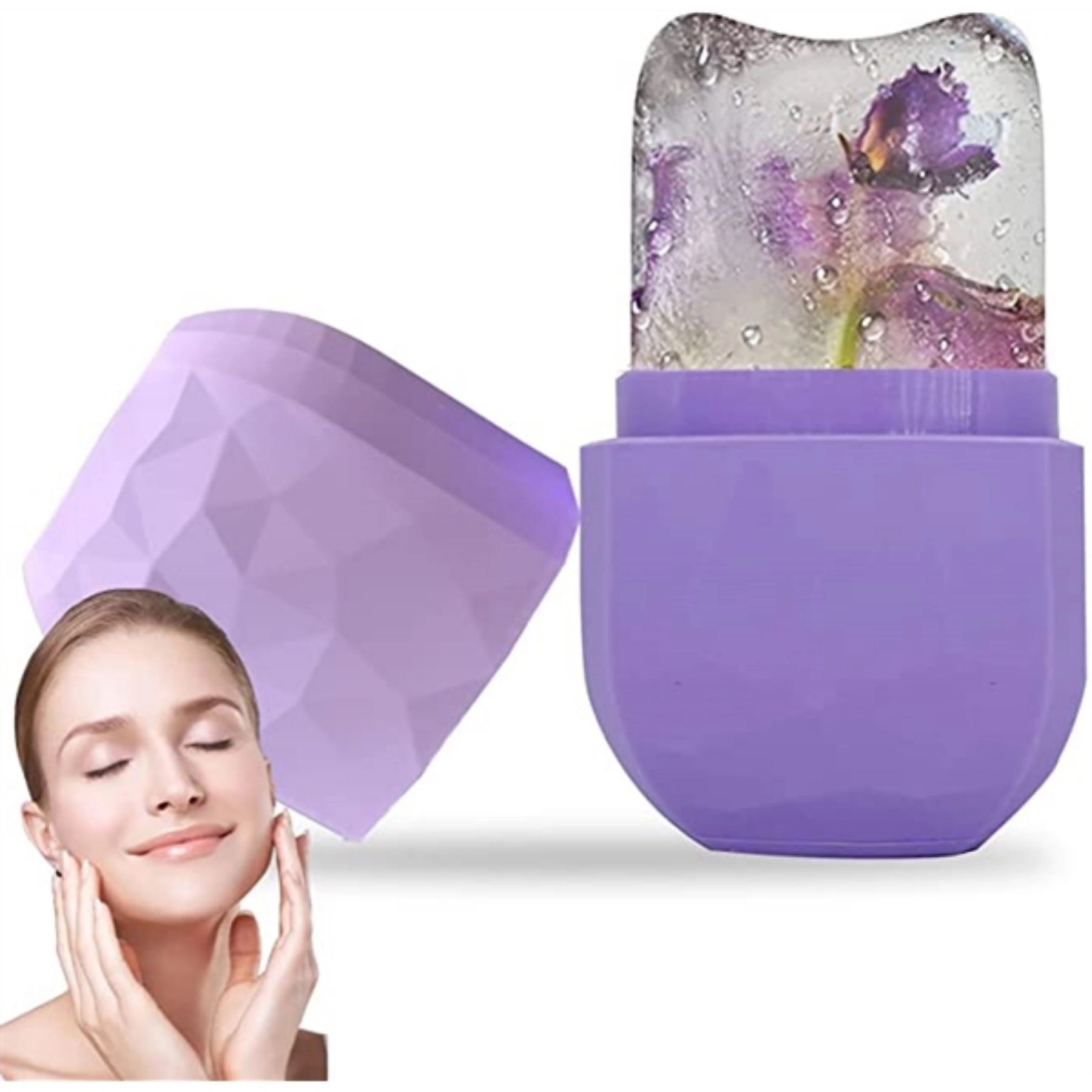 Ice Face Roller Pods Massager Skin Care Silicone Icing Tool 2
