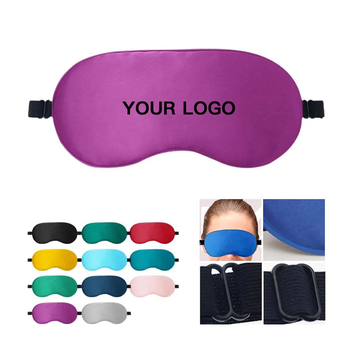Breathable Polyester Sleep Mask for Deep Rest 5