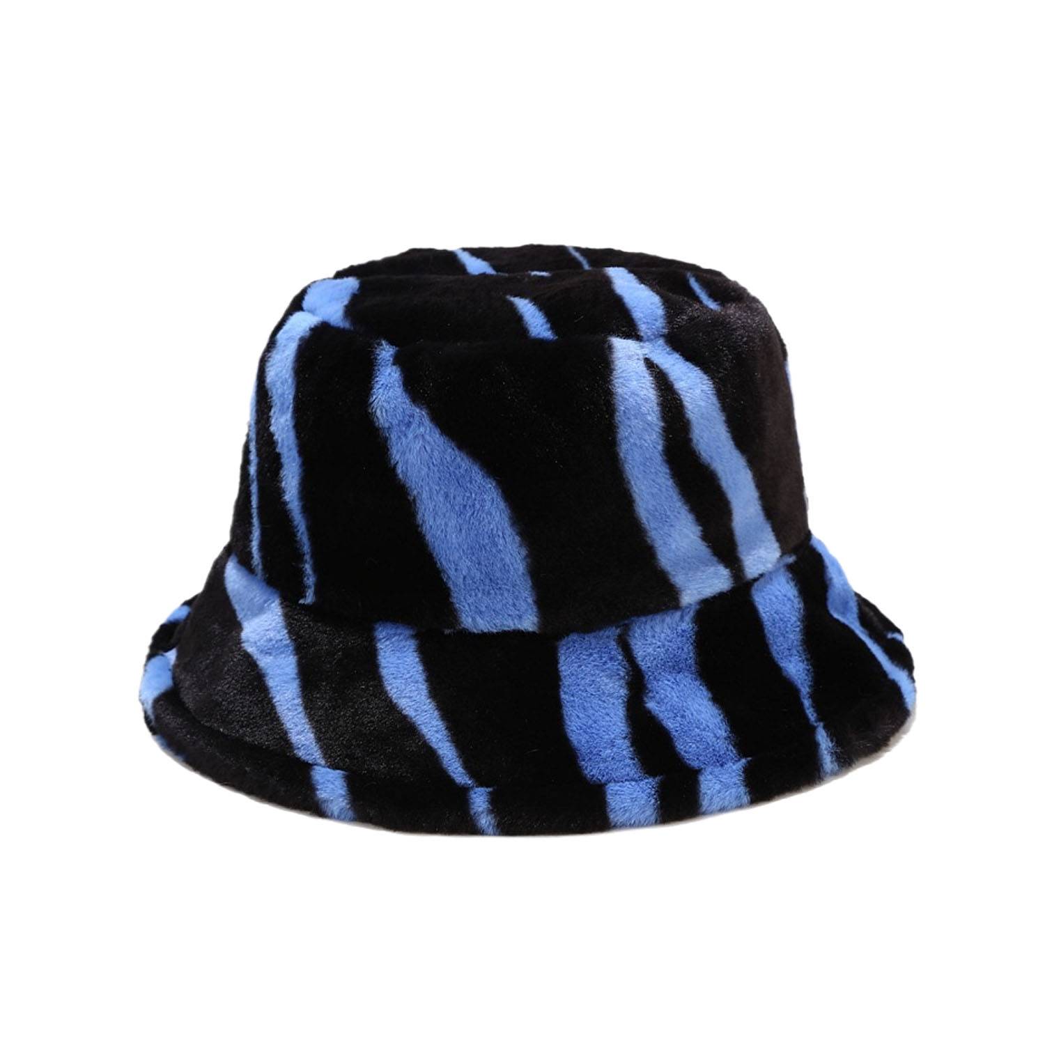 Lightweight Windproof Cozy Warm Plush Fleece Bucket Hat 7