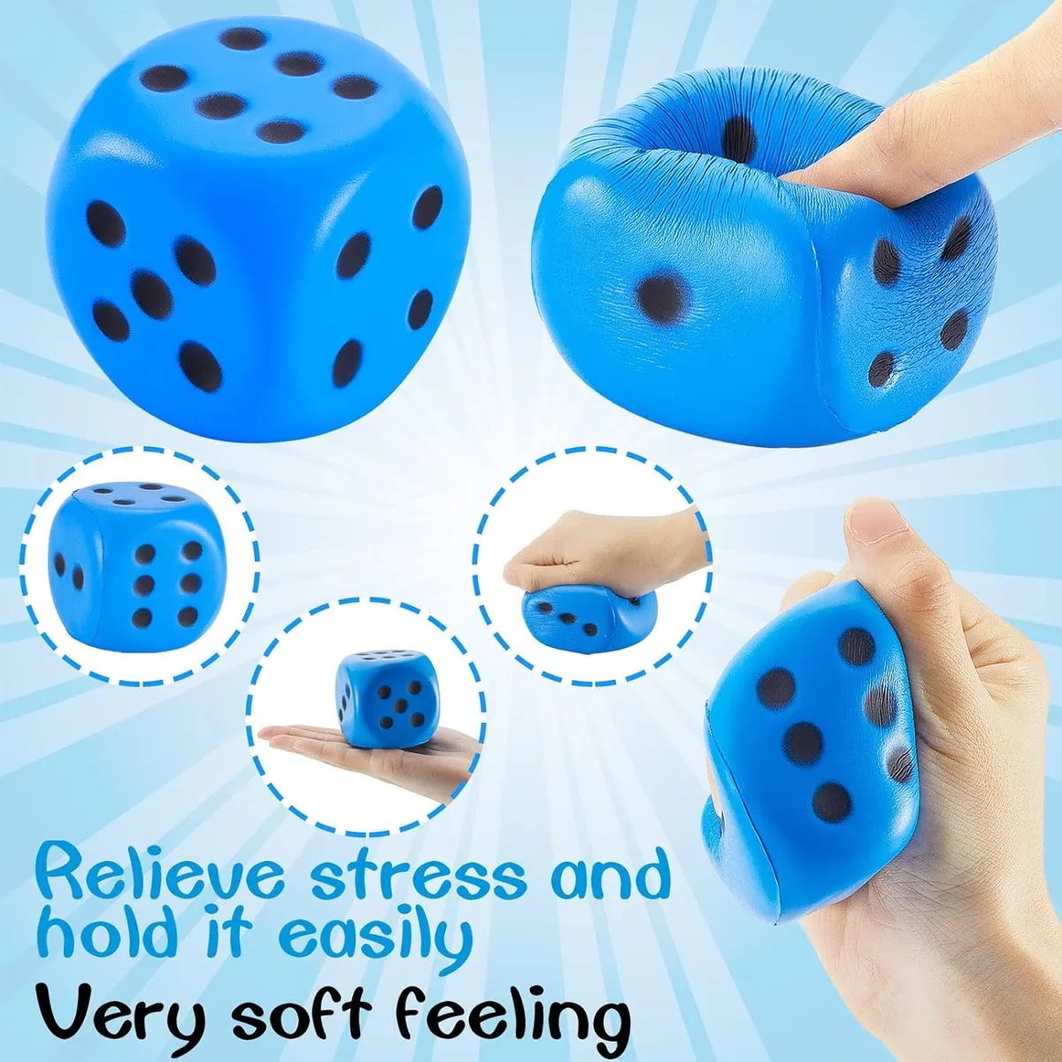 Custom Dice Stress Ball 3