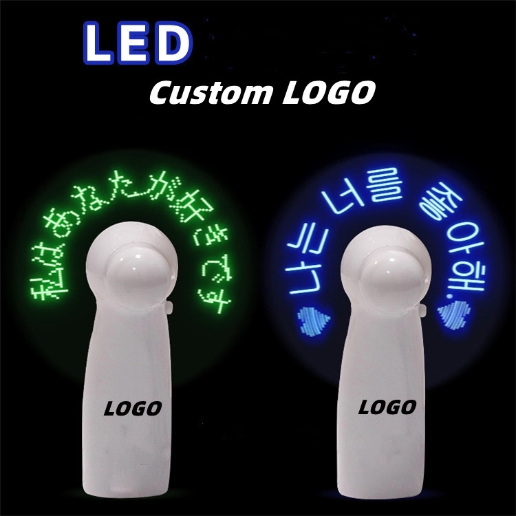 LED Portable Luminous Hand-held Mini Fan 2