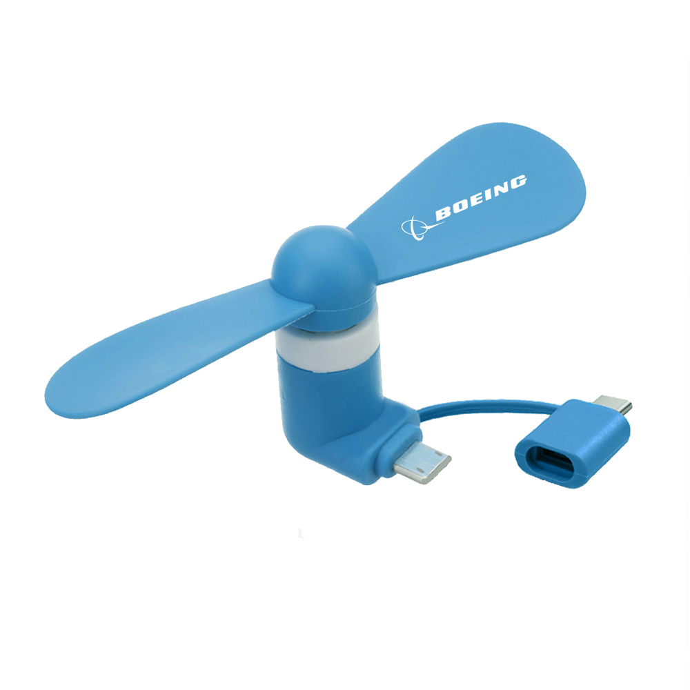 Cell Phone Fan for iPhone, USB-C & Micro-USB phones 3
