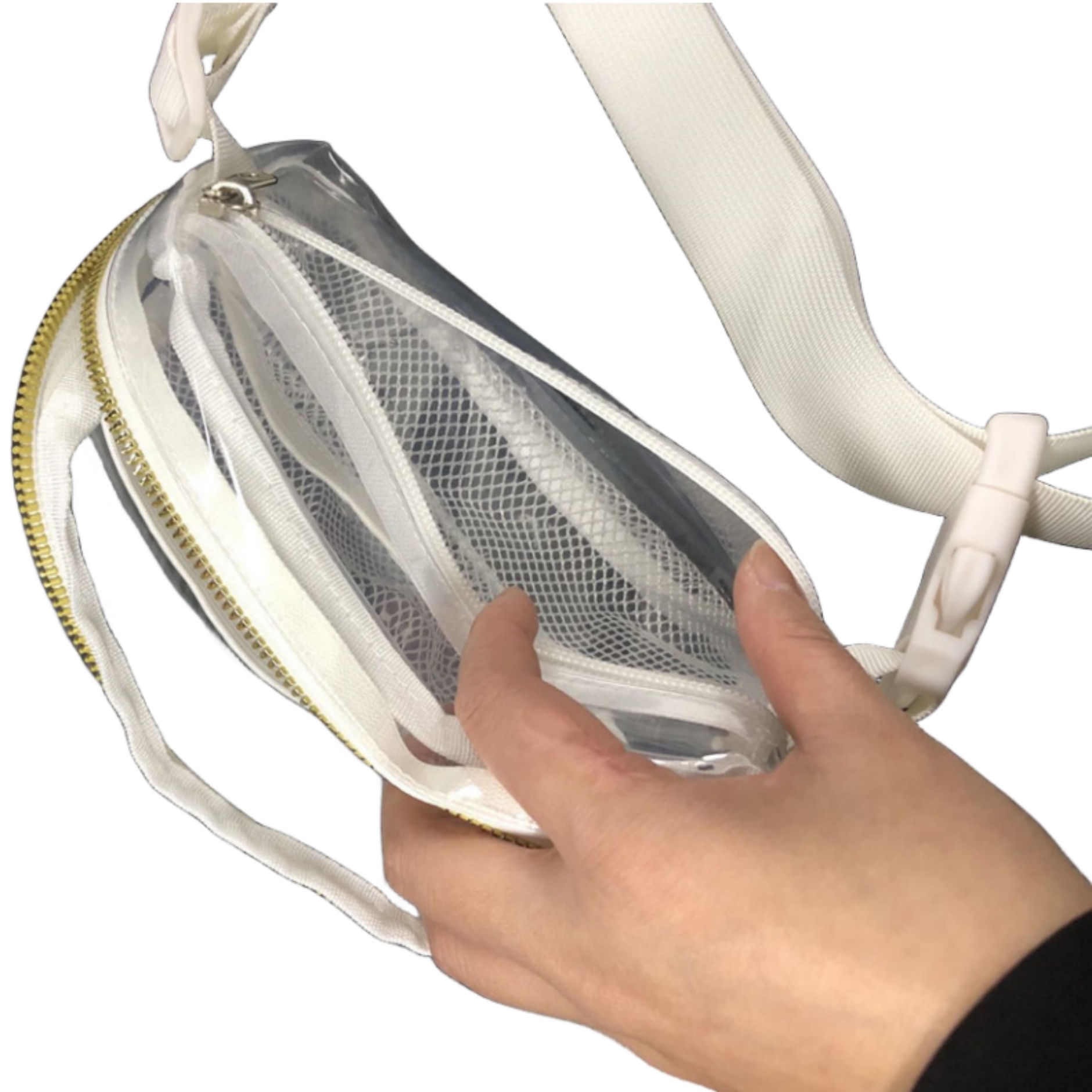 Clear Fanny Pack Stadium Approved Belt Bag with Adjustable Strap 11
