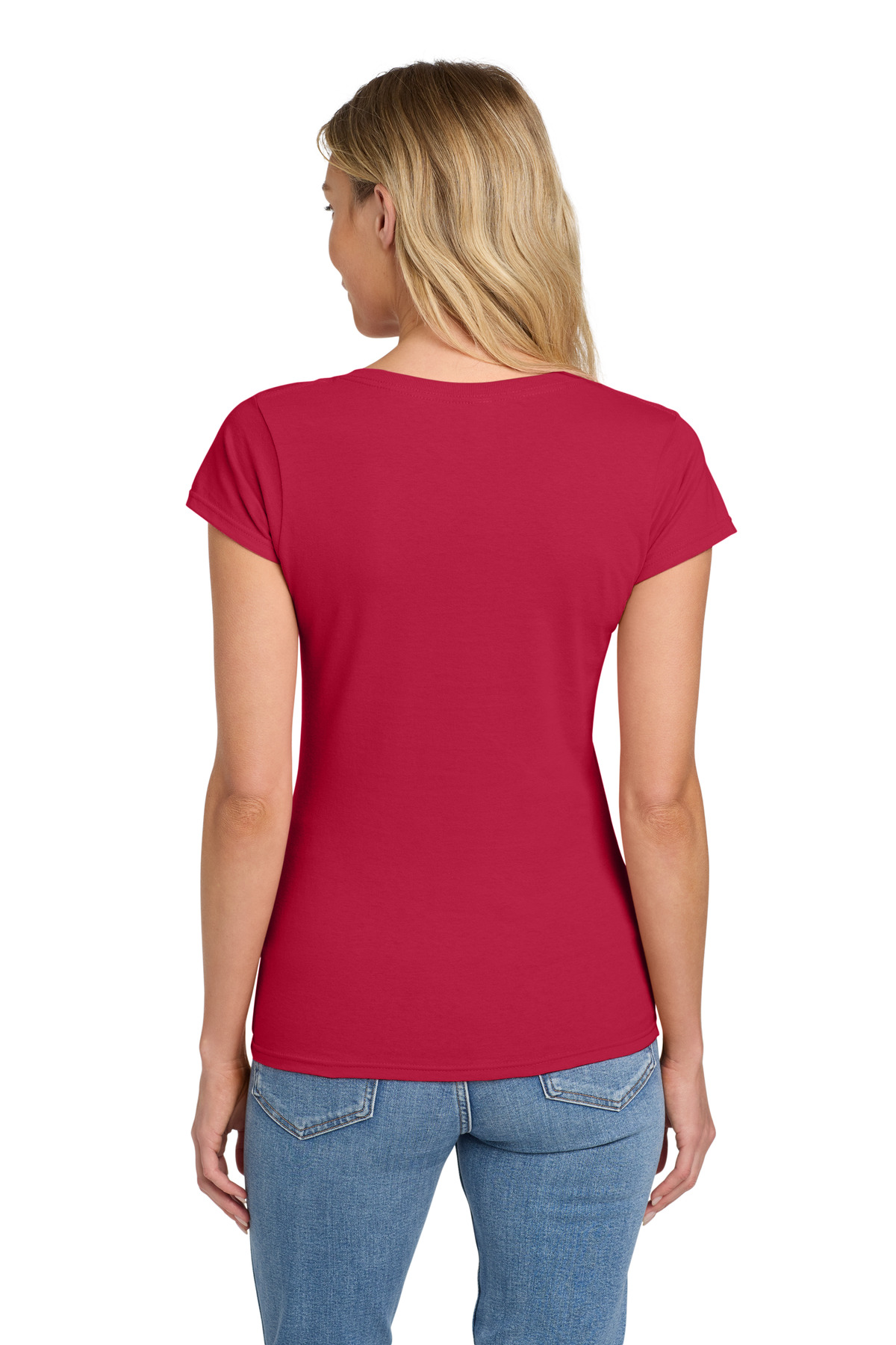 Gildan® Softstyle Women's Fit V-Neck T-Shirt 25