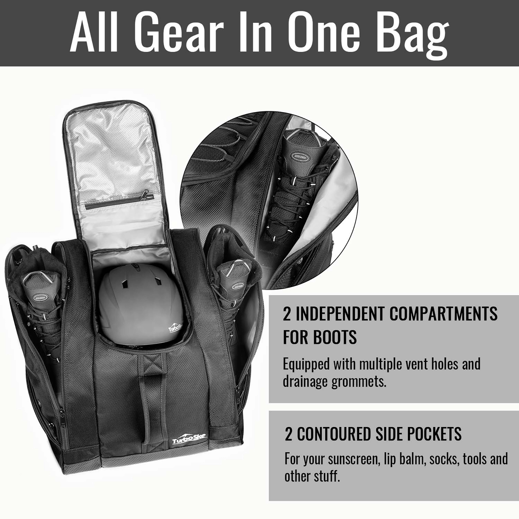 Ski and Snowboard Boots Backpack 4