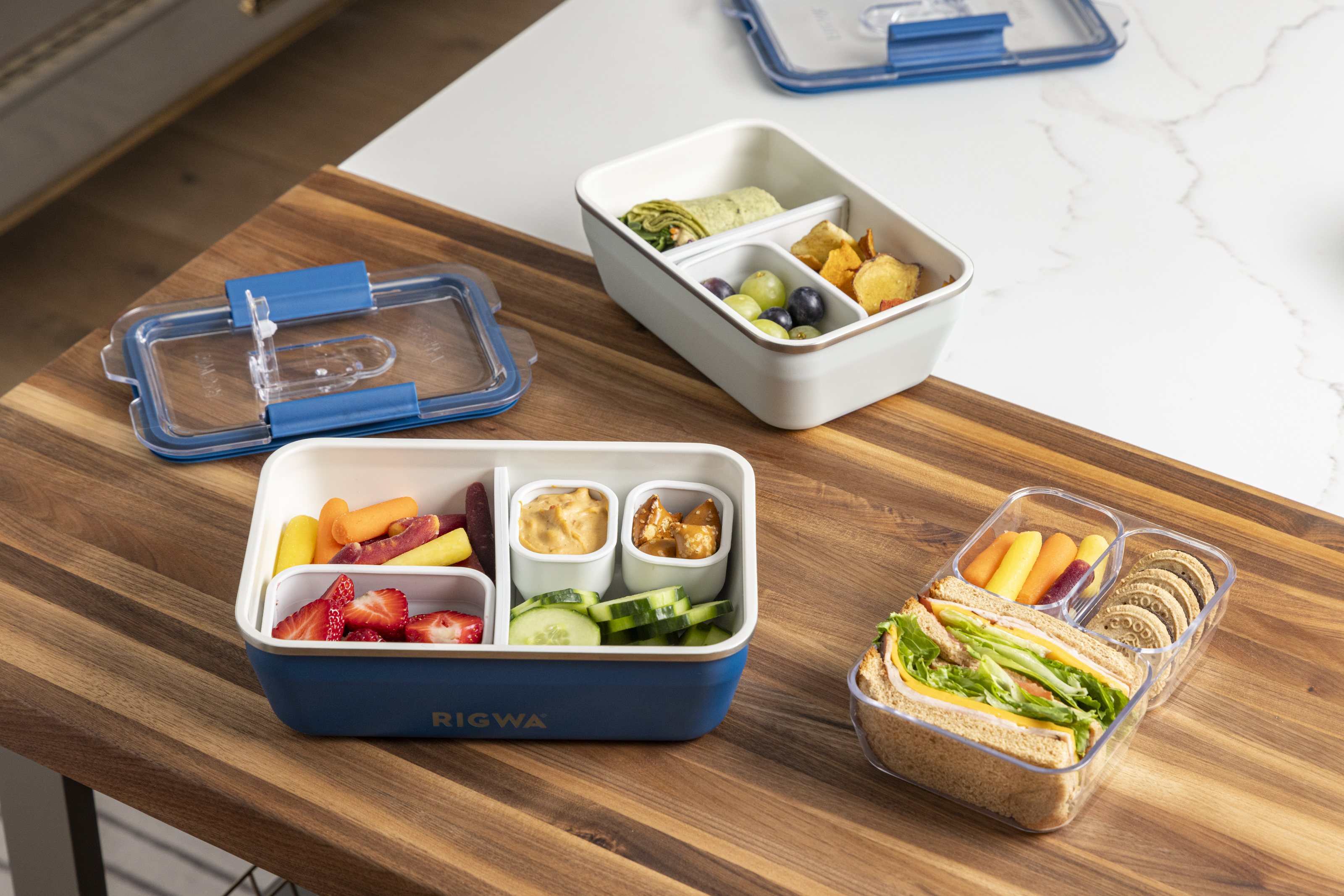 RIGWA® Travel Bento Box 9x6 14