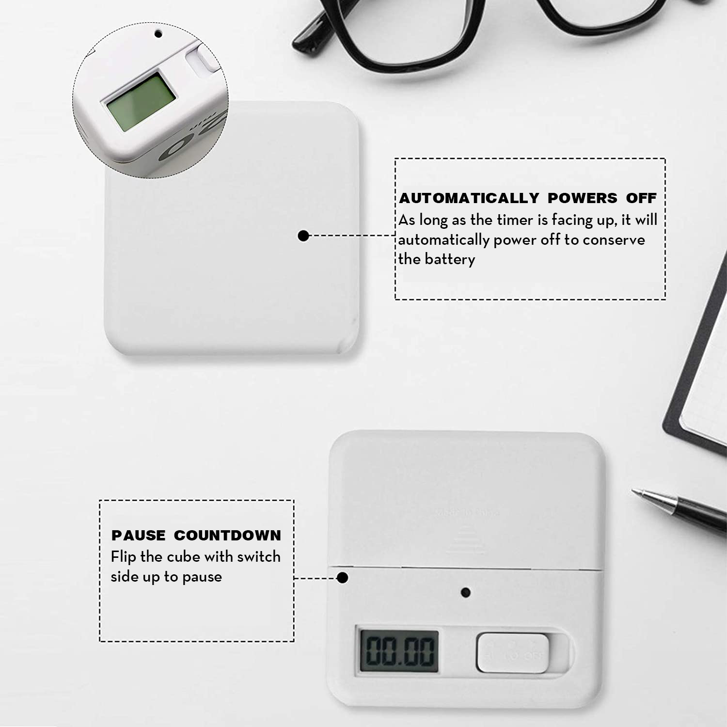 Flip Cube Timer Productivity And Time Management Tool 18