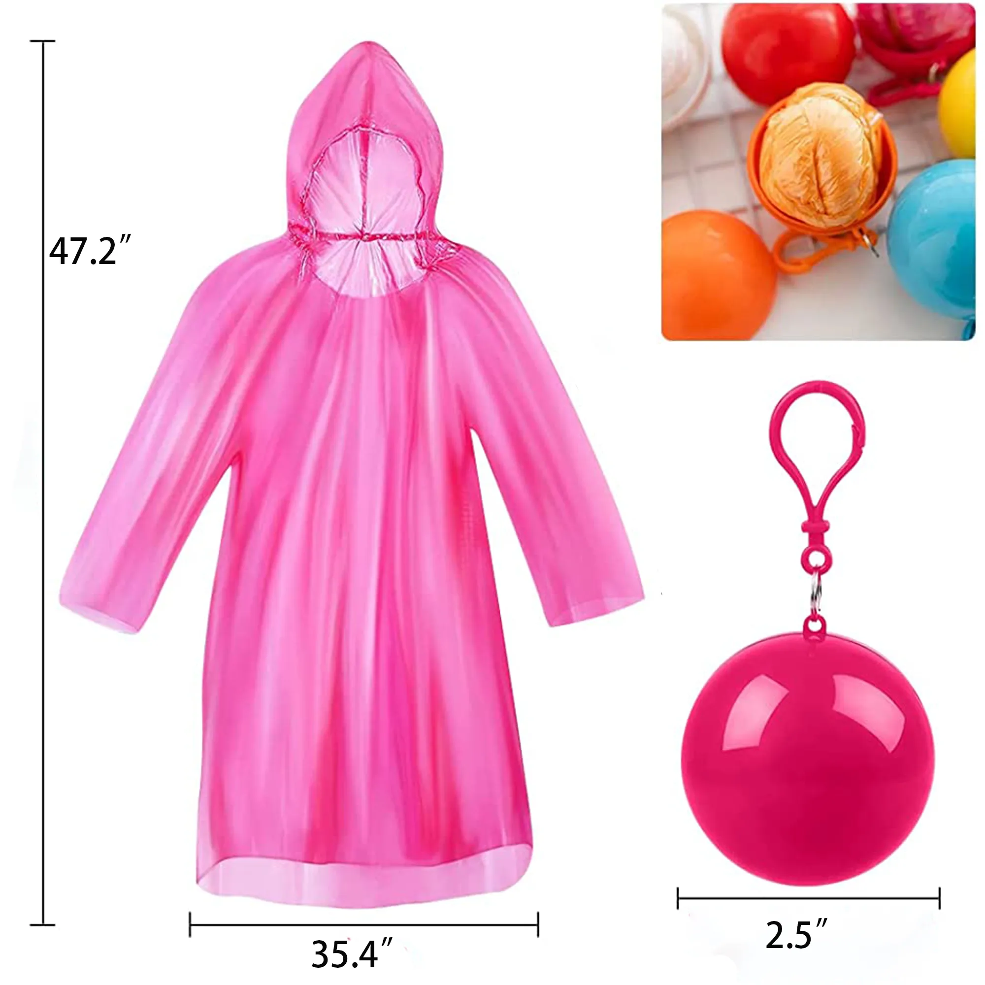 Portable Disposable Raincoats Ball Customize 3