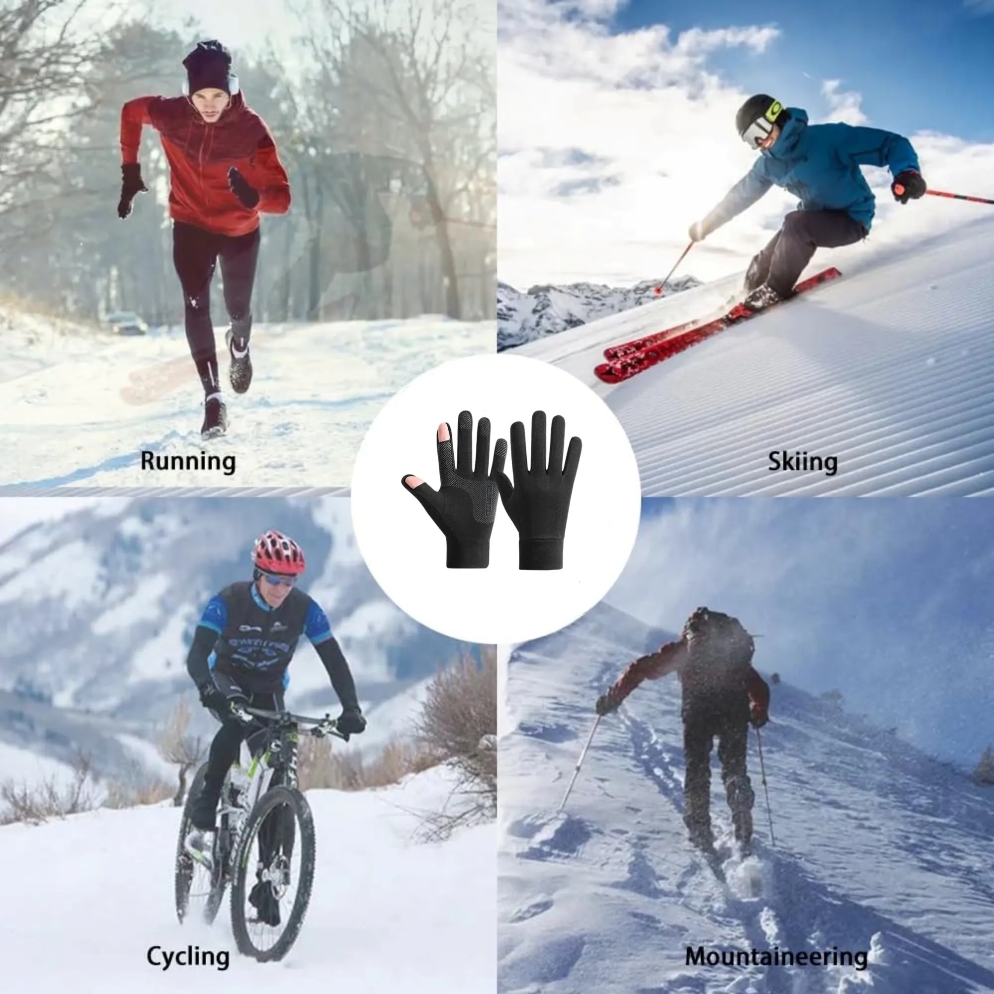 Thermal Touch Screen Outdoor Sports Gloves 4
