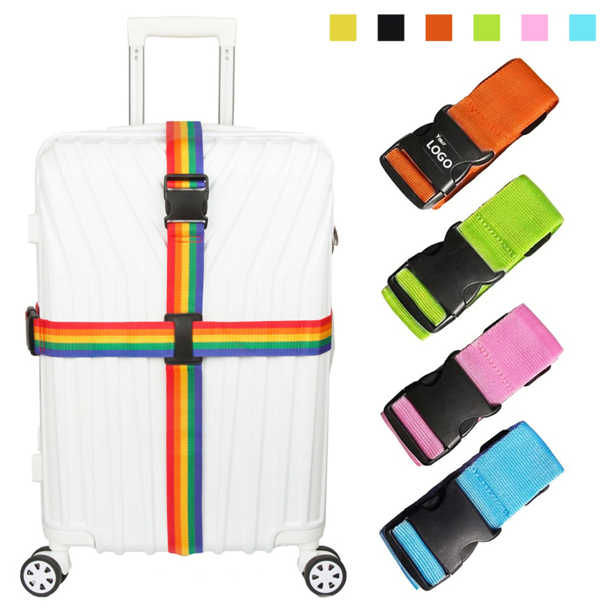 Luggage Strap w/Buckle Lock 4