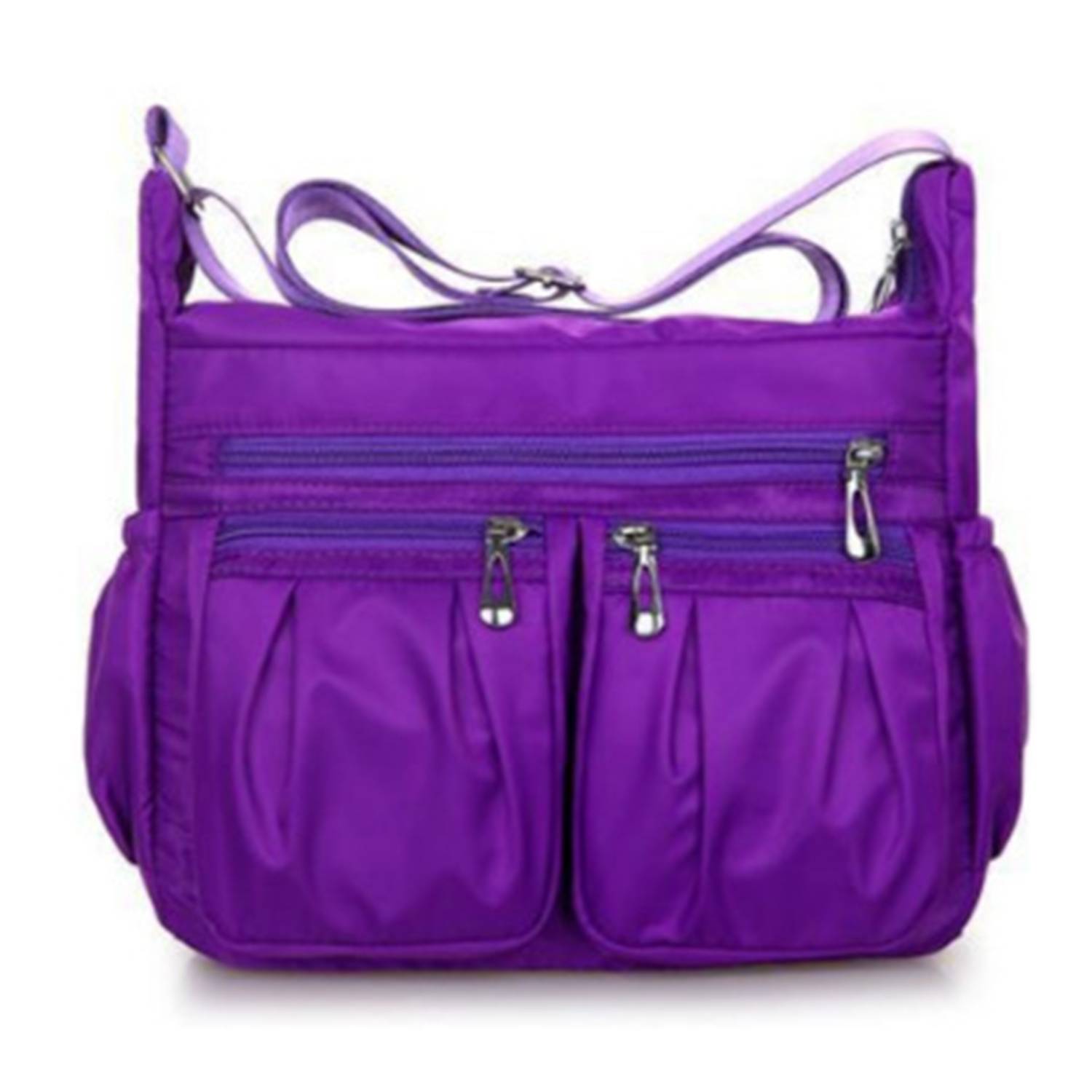 Oxford Cloth Crossbody Bag Multi-compartment Lightweight 6
