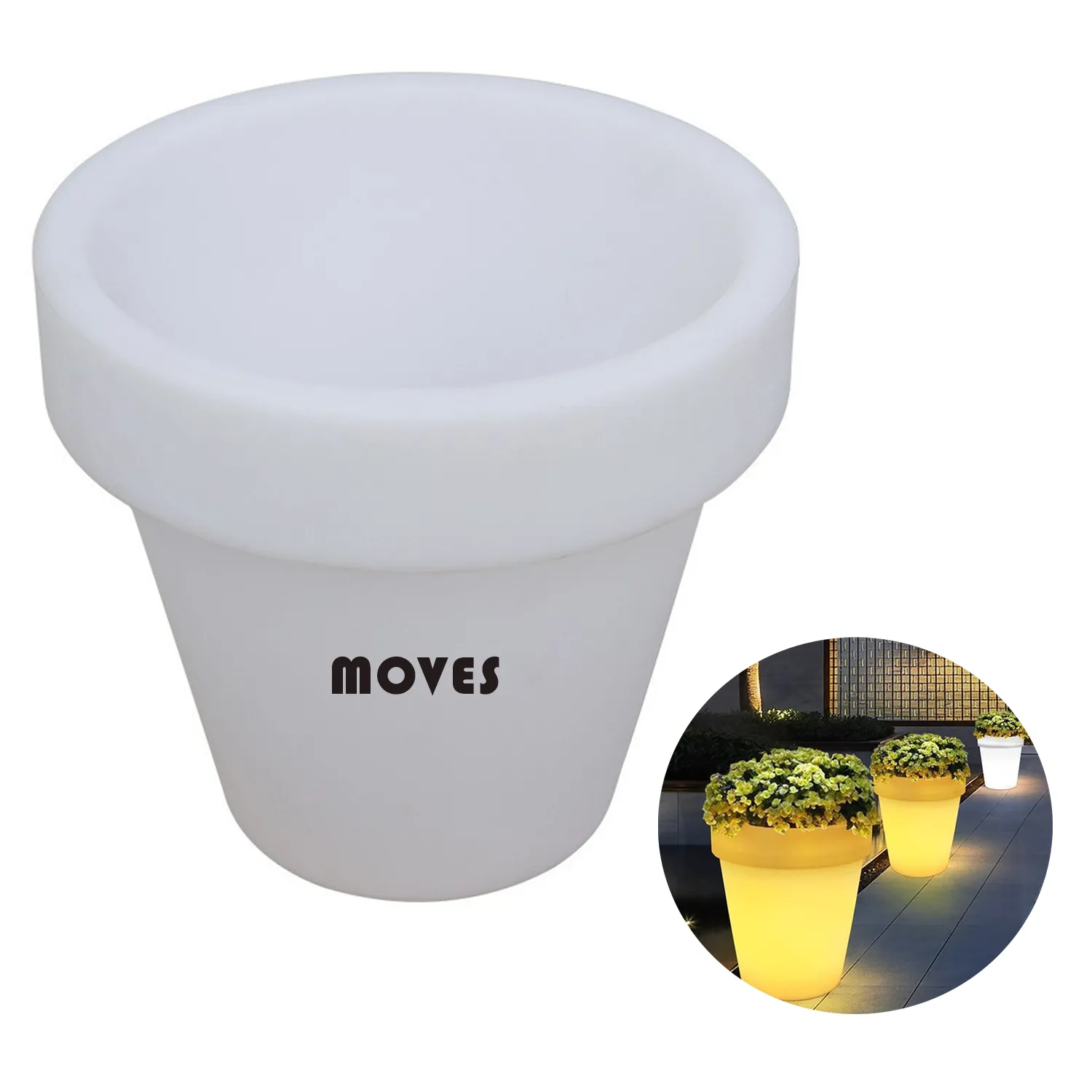 Solar LED Luminous Flowerpot 2