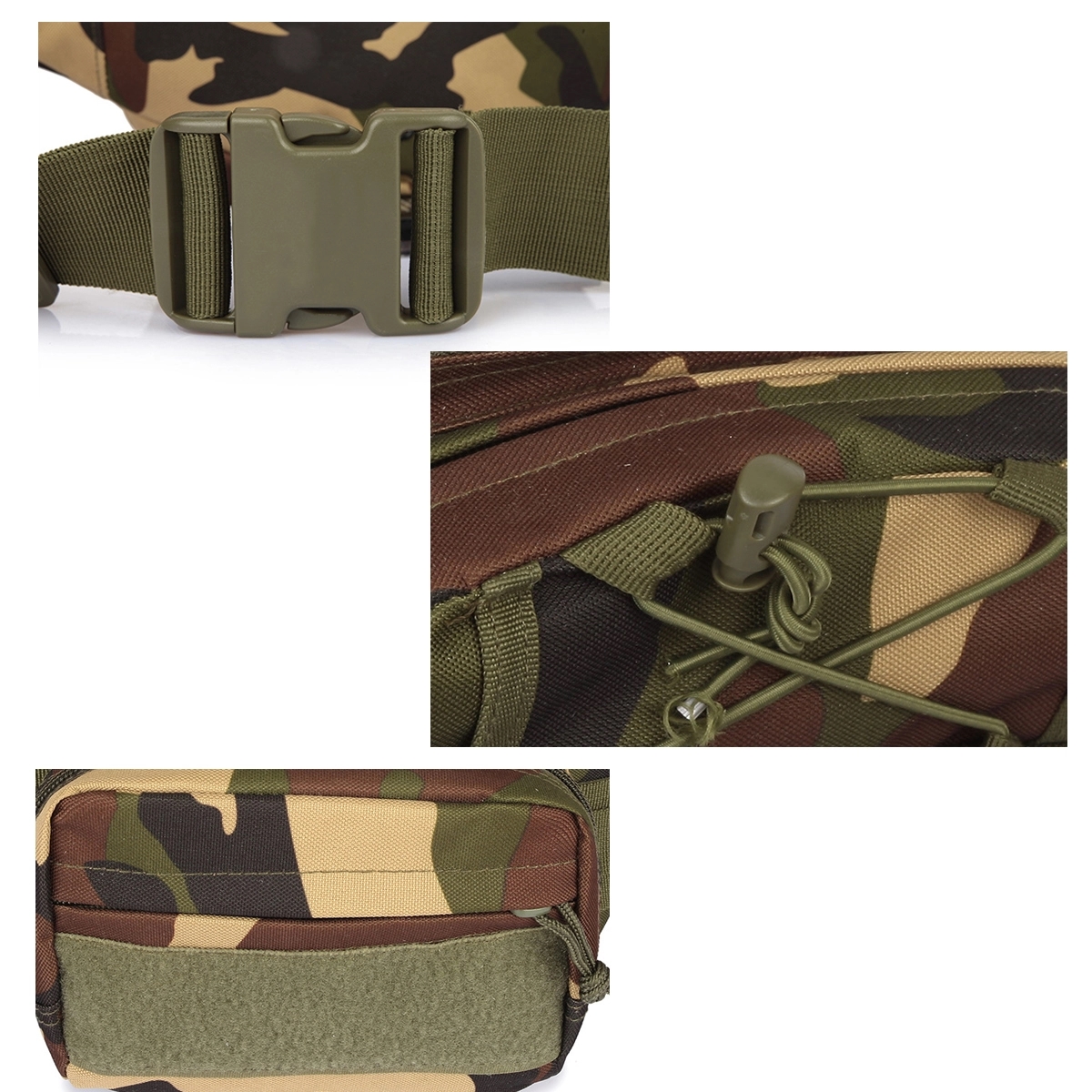 Adjustable Waist Pack for Men and Women Khaki 5