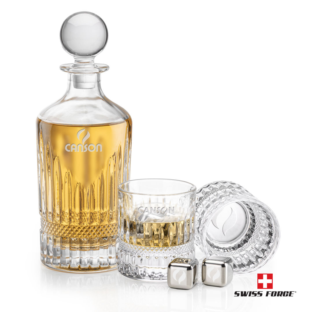 Hathaway Decanter Set & Ice Cubes 5