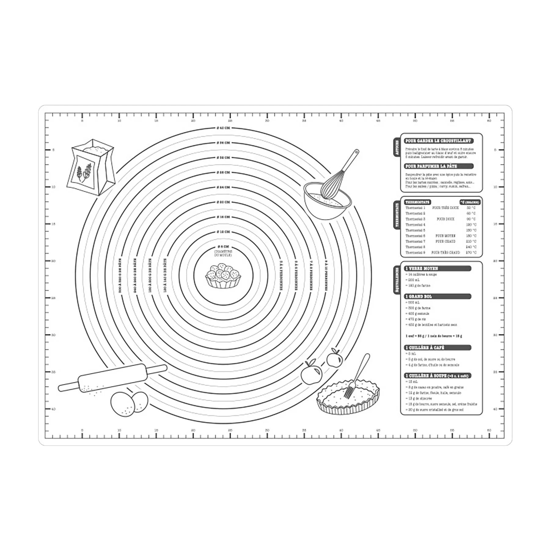 Silicone Baking Mat With Measurement 3