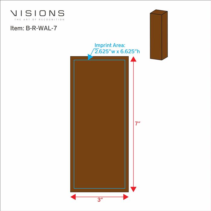 Rectangular Walnut 64