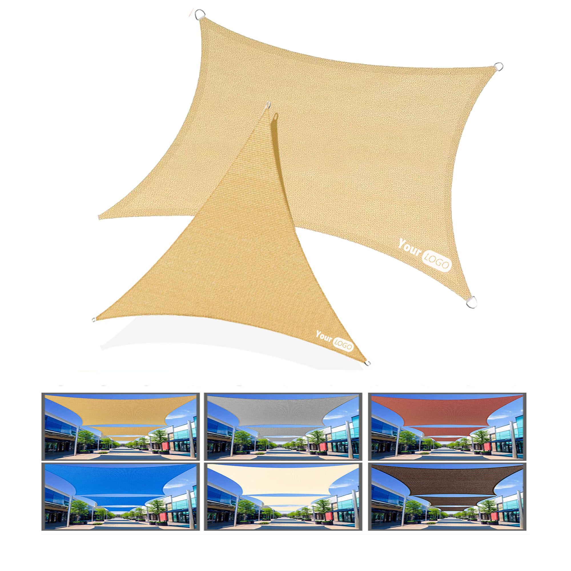 Heavy-Duty Sunscreen Cloth, 420D Oxford Fabric Shade Cover 2