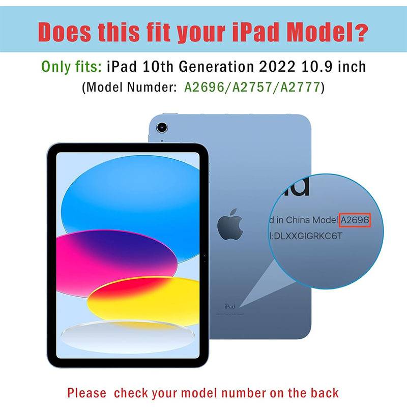 Acrylic IPAD leather case w/ three folds and a pen slot 2