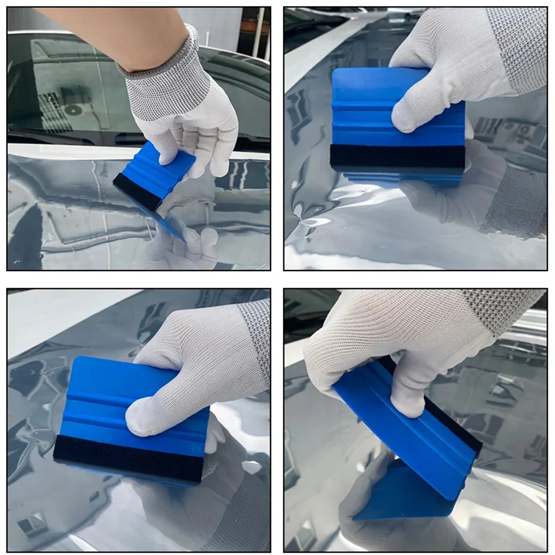 Plastic Felt Vinyl Wrap Squeegee Tool 6