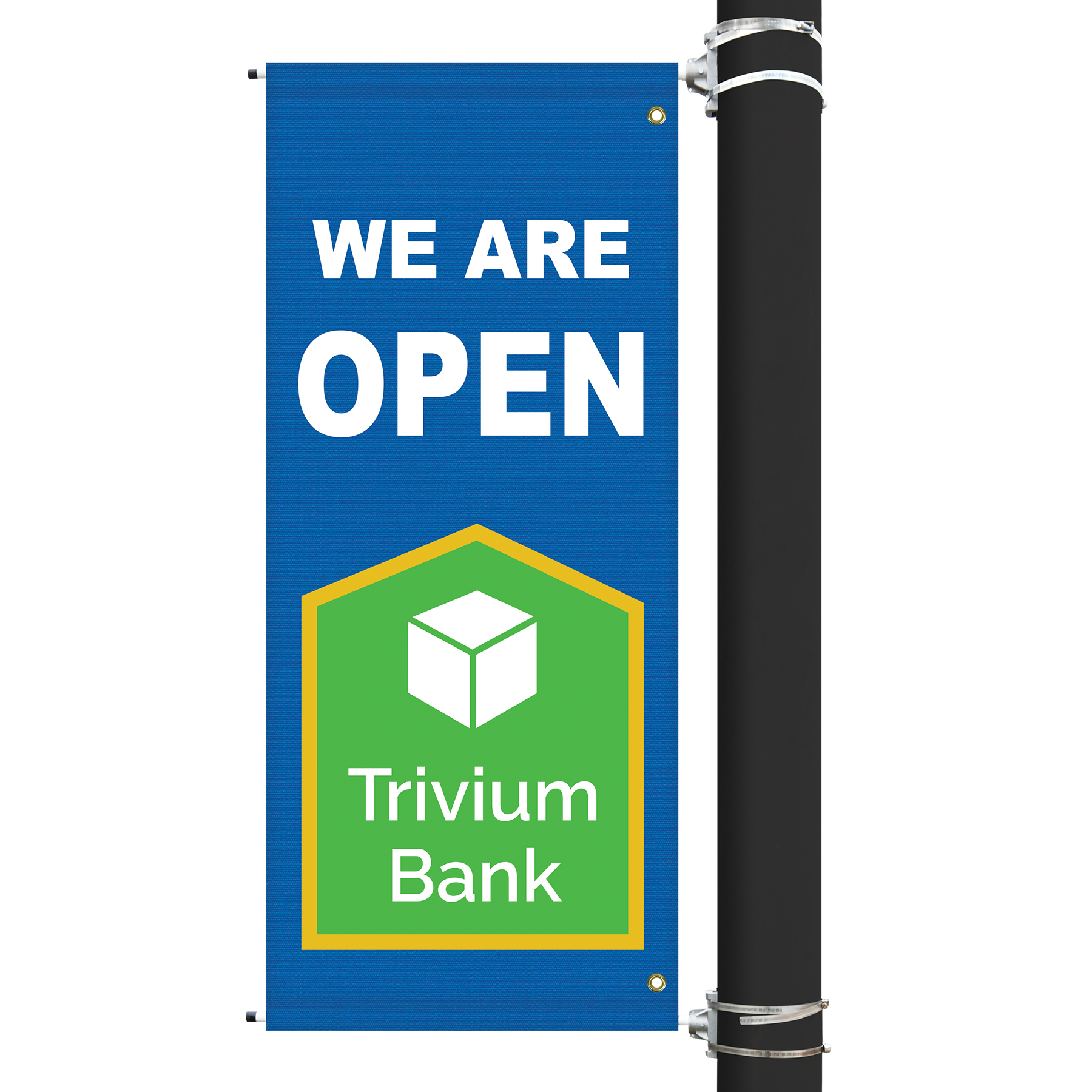 54" x 22" Custom Sunbrella™ Avenue Banner-3 Color Imprint 6