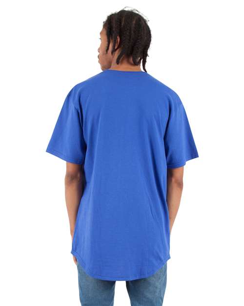 Unisex Curved Hem Long T-Shirt - SHCLT 11