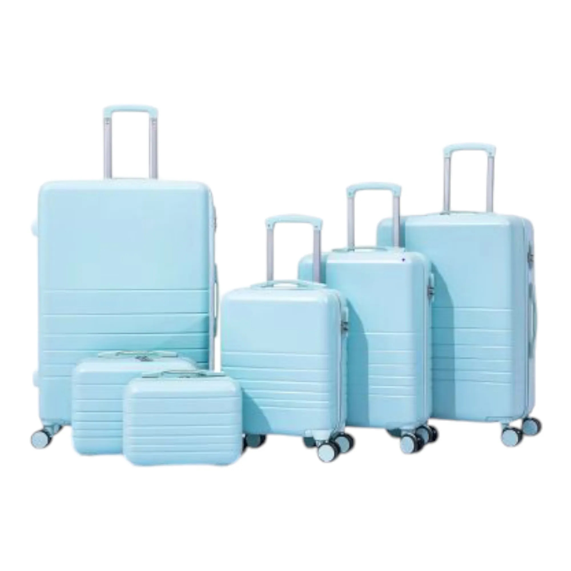 6-Piece Hardside Luggage Set with Spinner Wheels 2