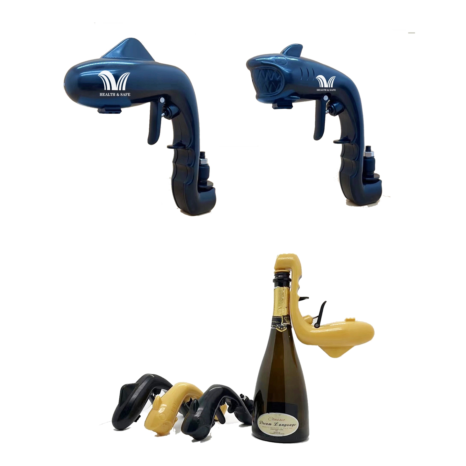 Alcohol Shooter Bubbly Champagne Gun Beer  Wine Stopper 5